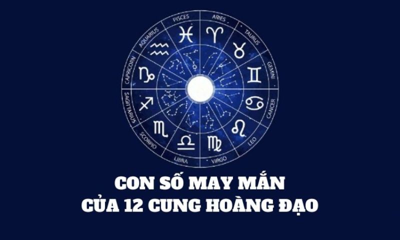 Con số may mắn theo cung hoàng đạo